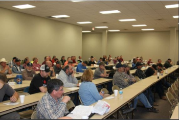 Shallow Exploration Drillers Clinic attendees